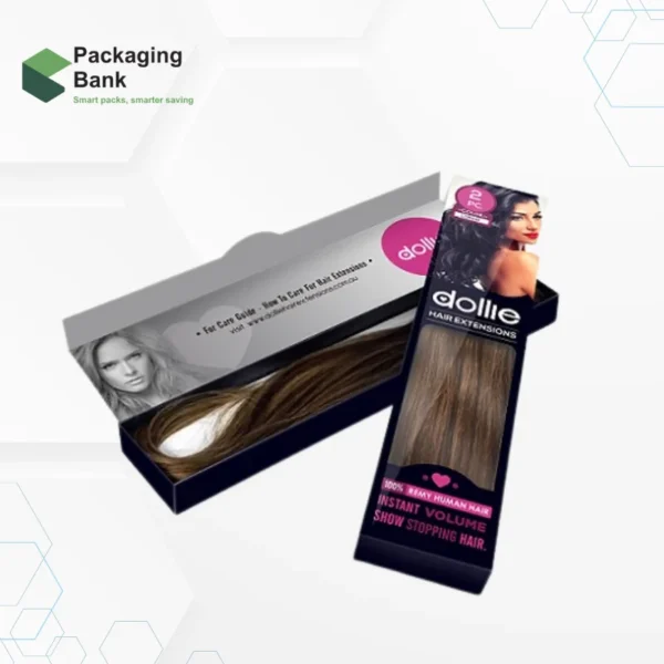 Printed Hair Extension Boxes